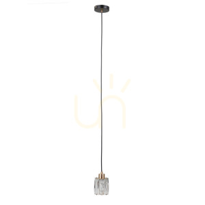 Czarna Lampa Wisząca Torno E14