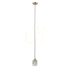 Złota Lampa Wisząca Torno E14
