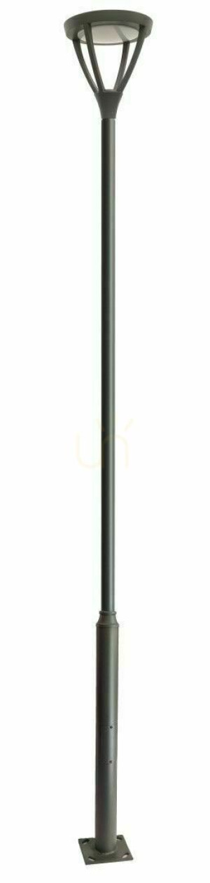 Latarnia ogrodowa SU-MA MARS ciemny popiel LED 45W 438 cm MLS LB-H4400 W