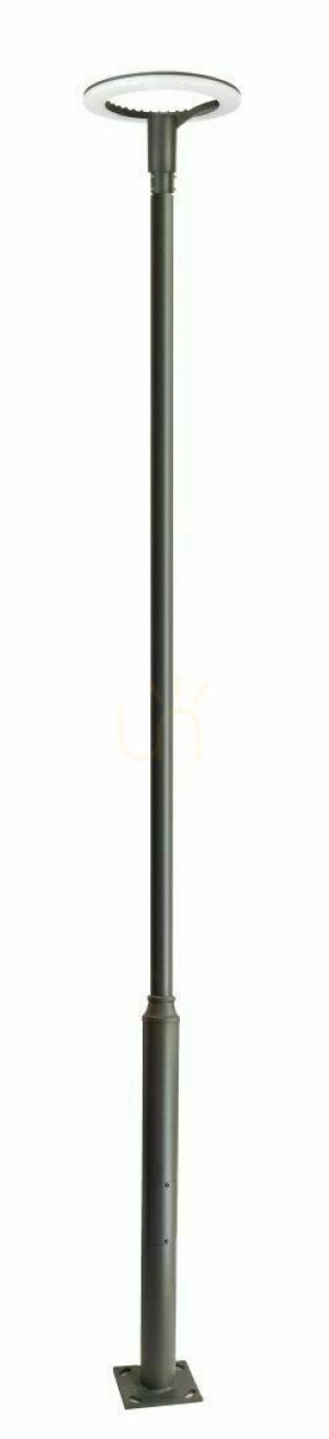 Latarnia ogrodowa SU-MA LED 4000K IP65 425 cm ciemny popiel STRMAX-H4200