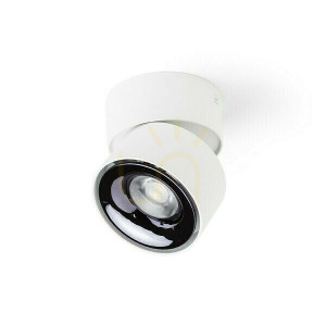 Downlight Albano Natynkowa Biała Czarny Chrom 230 V Led 5 W 3000 K