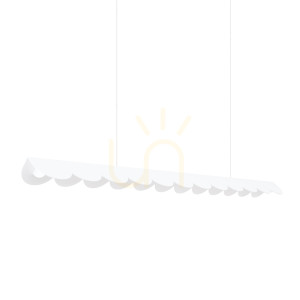 Lampa wisząca BISCUIT biała LED 4000K - THORO