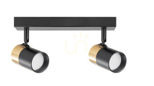 Zuma Line FORI OB-2204BD-2-BK GU10 czarny