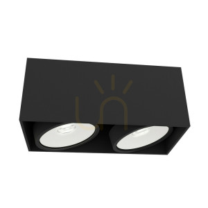Lampa sufitowa Cardi II Nero / Ufo Bianco Orlicki Design