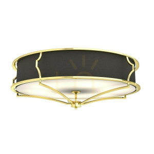Plafon Stesso Pl Gold/Nero L Orlicki Design
