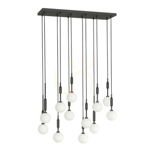 Lampa wisząca Ero XII Nero 80X25 Orlicki Design