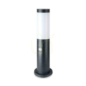 Słupek Ogrodowy V-TAC 45CM Szary Czujnik Ruchu E27 VT-838-45