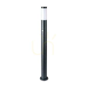Słupek Ogrodowy V-TAC 110CM Szary Czujnik Ruchu E27 VT-838-110