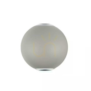 Kinkiet Ścienny V-TAC 4W LED Szary Okrągły IP65 VT-836 4000K 476lm