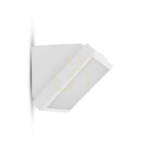 Oprawa Ścienna V-TAC 20W LED Ukośna Biała IP65 VT-8055 6400K 2045lm