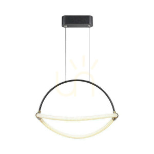Oprawa Zwieszana V-TAC 12W LED 40cm Czarna VT-10124 3000K 1440lm