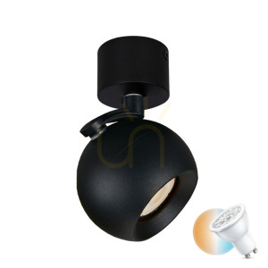 Czarny Nowoczesny Spotlight Lafin GU10