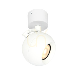 Biały Nowoczesny Reflektorek Lafin GU10