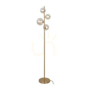 Złota Lampa Stojąca Canello G9 4-punktowa