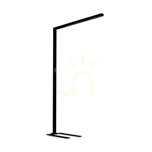 Lampa stojąca Ideallux Comfort 336220 czarna LED 76W 2700K 197 cm