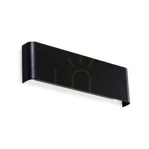 Kinkiet Ideallux Delta 336510 czarny LED 10W 3000K 30 cm