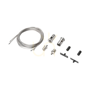 Zawieszenie do lampy Ideallux DEVA 332703 srebrne aluminium 204,9 cm