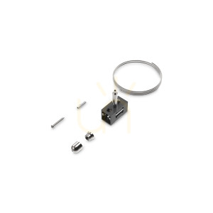 Zawieszenie oświetleniowe Ideallux EGO 322490 czarne 208,5 cm