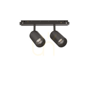 Lampa do szynoprzewodów Ideallux EGO 340241 czarna 2-punktowa LED 16W 2700K