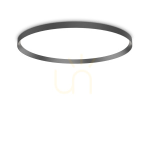 Plafon zewnętrzny Ideallux FLY 341217 czarny LED 68W 90 cm 2700K IP40