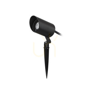Reflektorek Ideallux KOALA 331386 czarny 7W IP65 LED⌀4,9 cm