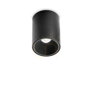Plafon sufitowy Ideallux NITRO 341798 czarny LED 10W 2700K 8 cm