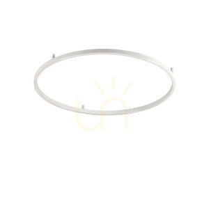 Plafon LED Ideallux Oracle Slim 70 cm biały 37W 2700K 341934