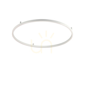 Plafon Ideallux Oracle Slim 341996 biały LED 53W 4000K 90 cm