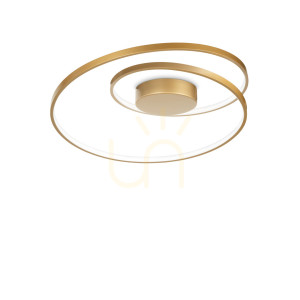 Plafon Ideallux OZ 342306 mosiężny LED 47W 60 cm 2700K