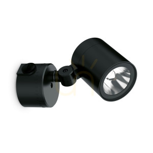 Kinkiet zewnętrzny Ideallux O-ZONE 337548 czarny LED 13W IP66 ⌀8,4 cm
