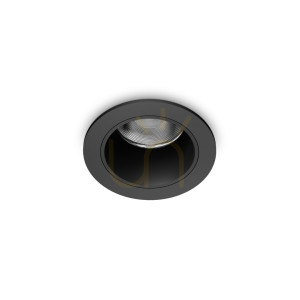 Oprawa wpuszczana Ideallux QUARK 322919 czarna LED 12W 3000K Ø4,9 cm