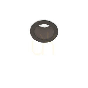 Oprawa wpuszczana Ideallux QUARK 305844 czarna LED 2,8W 3000K 2,2 cm