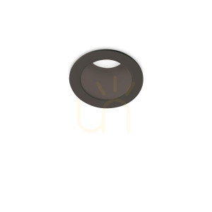 Oprawa wpuszczana Ideallux QUARK 305851 czarna LED 3W 3000K 2,8 cm