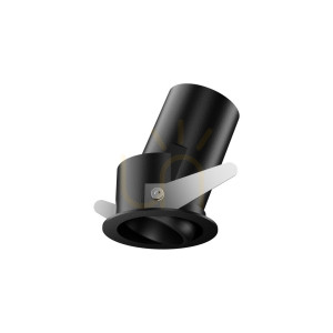 Oprawa wpuszczana Ideallux QUARK 322971 czarna LED 9W 3000K fi 5,8 cm