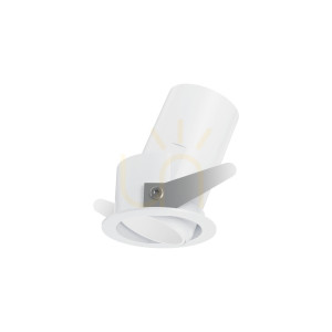 Oprawa wpuszczana Ideallux Quark 344829 biała LED 9W 3000K Ø5,8 cm