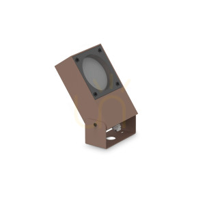 Reflektorek Ideallux SIRIO 345635 brązowy GX53 IP65 10 cm