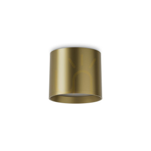 Plafon LED Ideallux SPIKE 345475 10W 3000K mosiężny 10 cm
