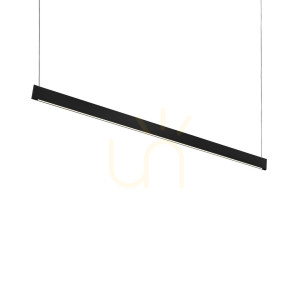 Lampa wisząca Ideallux STEEL 348391 czarna LED 35W 3000K 120 cm