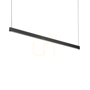 Lampa wisząca Ideallux STEEL 348384 czarna LED 35W 3000K 120 cm