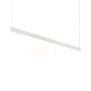 Lampa wisząca Ideallux STEEL 348407 biała LED 35W 3000K 120 cm