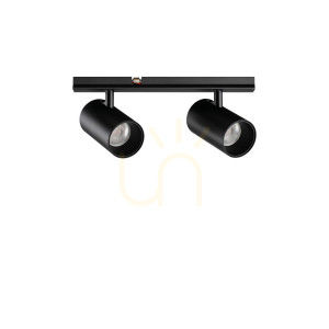 Lampa do szynoprzewodów Ideallux STICK 345031 czarna 10W 2700K 2-punktowa ⌀15 cm