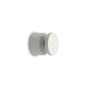 Kinkiet zewnętrzny Ideallux Toffee 347738 biały LED 8W IP65 Ø8 cm