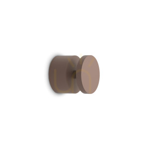 Kinkiet zewnętrzny Ideallux TOFFEE 321196 brązowy LED 8W IP65 8 cm