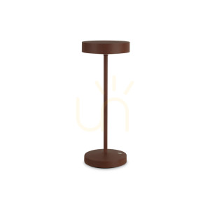Lampa stołowa Ideallux TOFFEE 347868 brązowa LED 2W IP54 12 cm