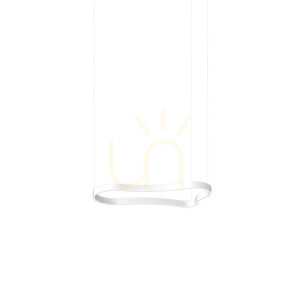 Lampa wisząca Ideallux WAVES 345239 biała LED 37W 94,2 cm