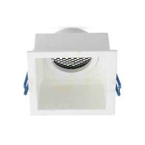 Oczko V-TAC GU10 Hoyne Comb Aluminium Kwadrat Białe VT-9001SQ