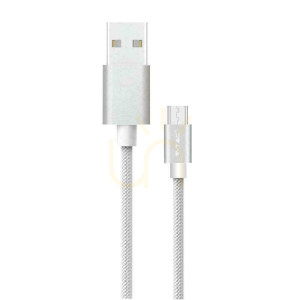 Przewód USB V-TAC Typ C 1M Srebrny Seria Platinum VT-5334