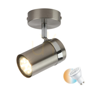 Srebrny Nowoczesny Spotlight Palmoni GU10