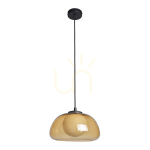 Czarna Lampa Wisząca Ainale G9