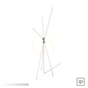 Lampa podłogowa Zuma Line LAUTARO 1005 Czarny 1xLED